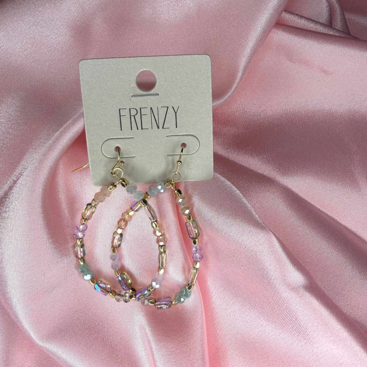 Beaded Teardrop Earrings