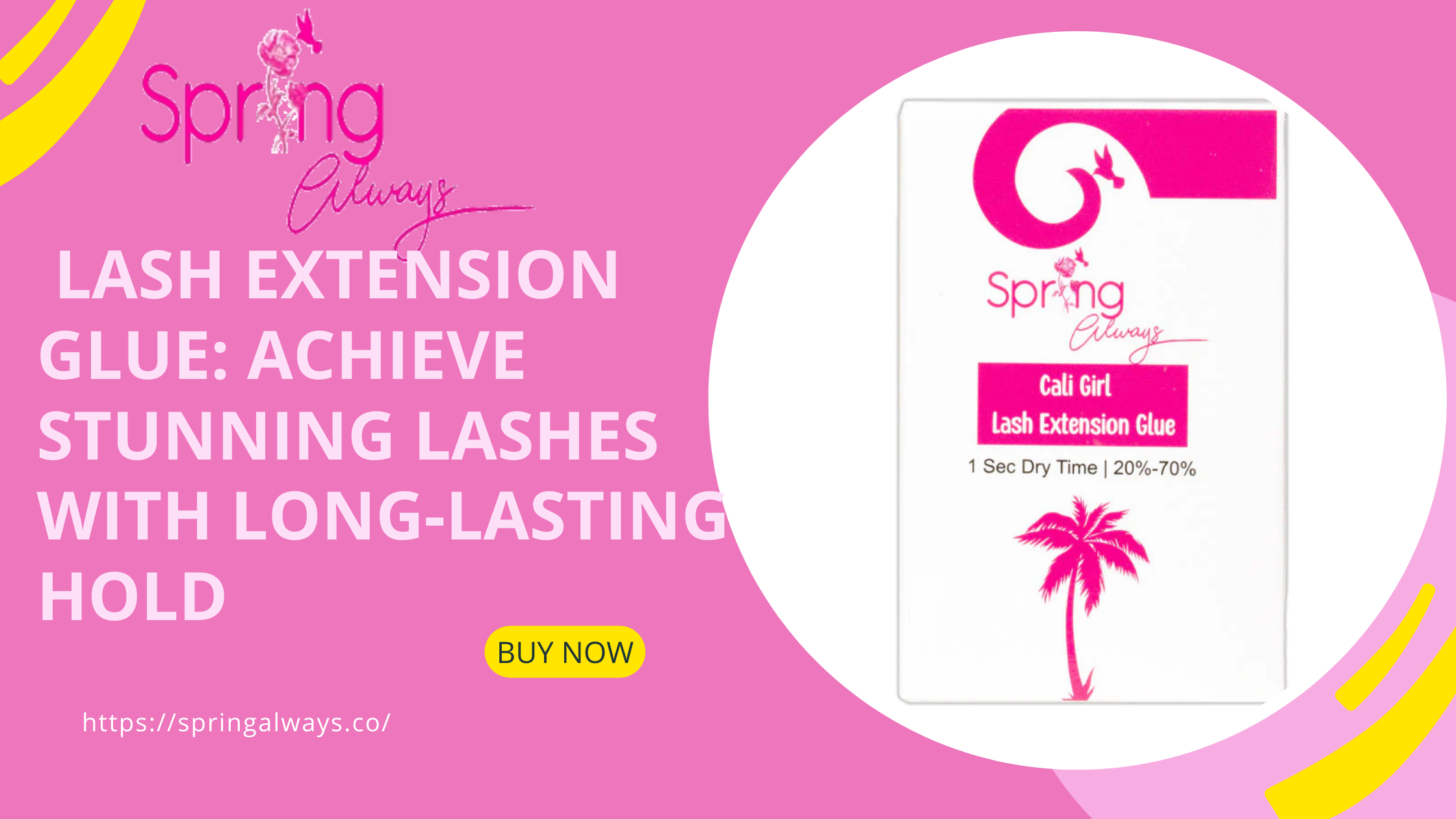 Spring Loop Lashing Lash Extension Glue: Achieve Stunning Lashes with Long-Lasting Hold ...