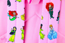 Load image into Gallery viewer, Disney Princess Backpack Pink Backcloseup