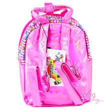 Load image into Gallery viewer, Hello Kitty and Friends Mini Backpack Pink Tote Bag Purse Backview