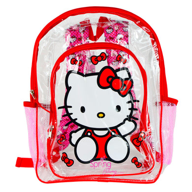 Transparent Red Hello Kitty Backpack Price