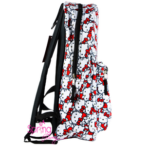 White & Red Hello Kitty Backpack left