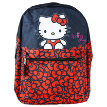 Load image into Gallery viewer, Hello Kitty Black Red Backpack