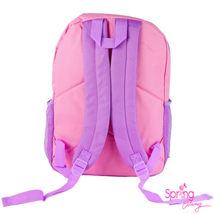 Rainbow Hearts BackPack back